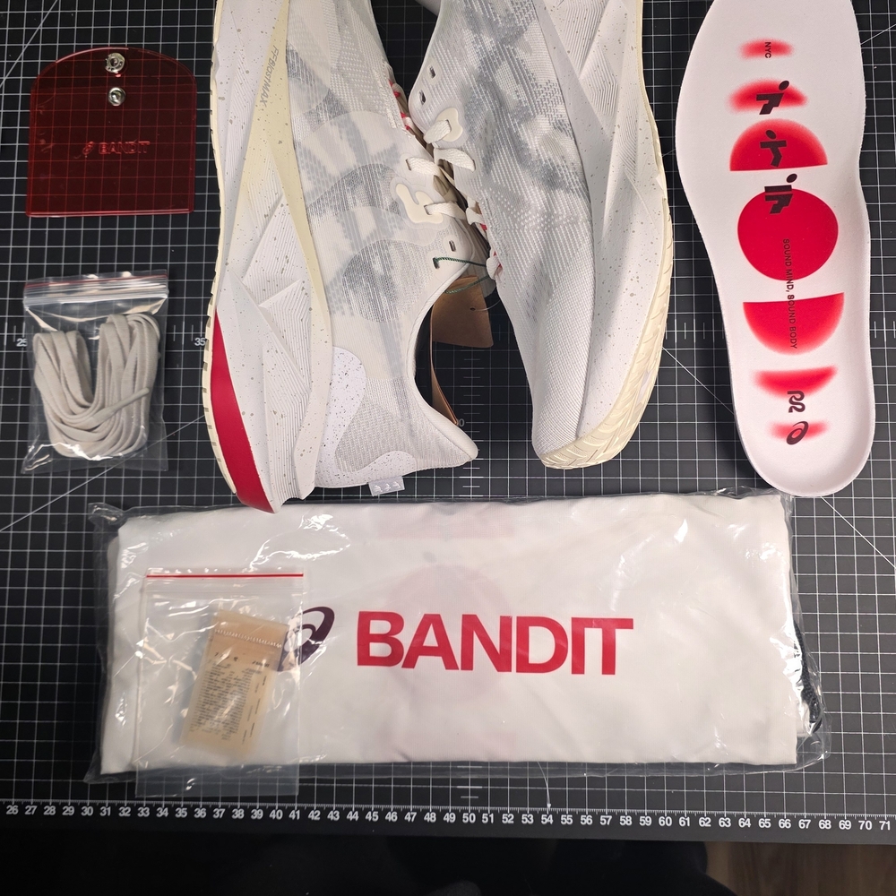 Asics Novablast 5 X BANDIT (Collaboration) LUCENT WHITE